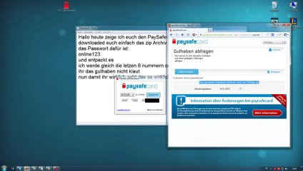 Paysafecard Code Generator 2013 German [Neue Version]
