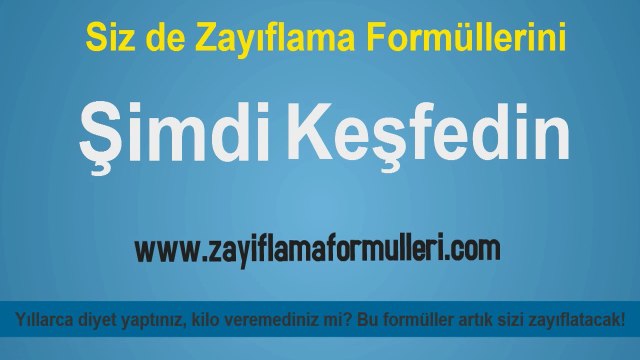 Zayıflama Formülleri | Zayıflama Yöntemleri