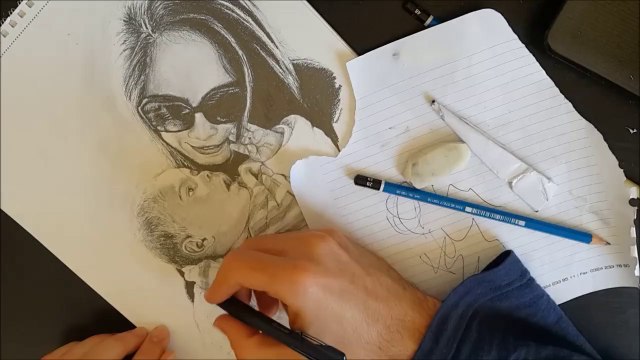 charcoal drawing - karakalem çizim