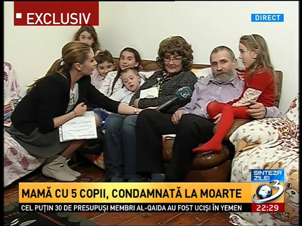 Povestea MIOAREI GRIGORE, mama cu cinci copii bolnava de CANCER, la Sinteza zilei