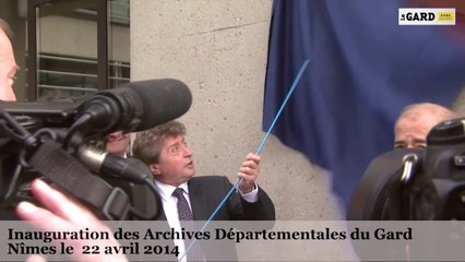 Inauguration des archives du Gard