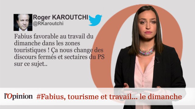 #tweetclash : #Fabius, tourisme et travail... le dimanche