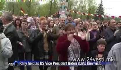 UKRAINA BAJDEN VO POSETA  22 04 2014