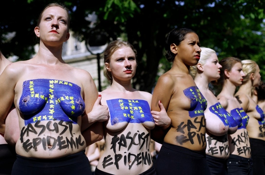 Européennes : les Femen s'attaquent au FN