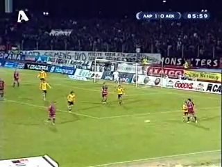 20η ΑΕΛ-ΑΕΚ 1-0 2007-08 Στιγμιότυπα με  Μετίν