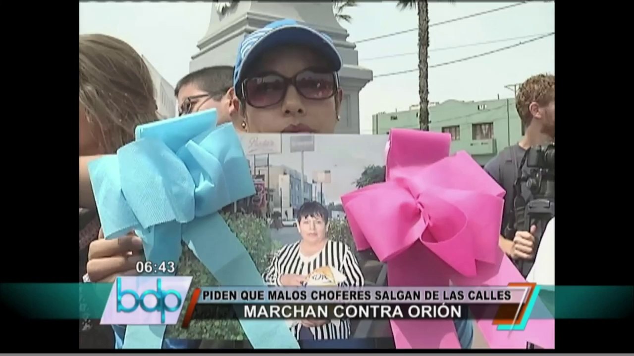 Padres de Ivo Dutra encabezaron marcha contra choferes irresponsables