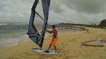 Ricardo Campello's beach start! Windsurf