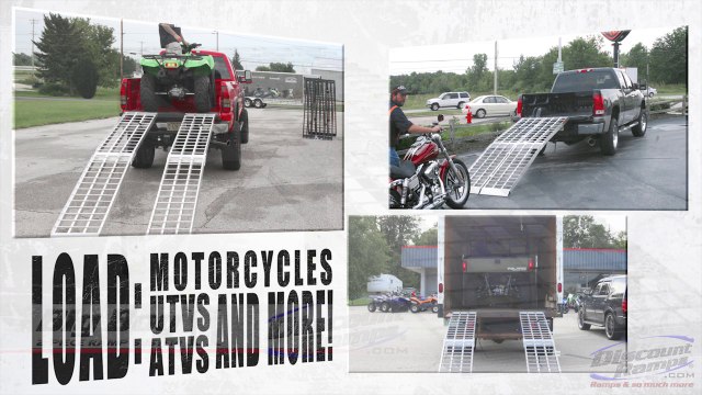 Big Boy II - Two Piece Folding Aluminum Motorcycle Ramp