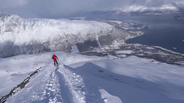 Ski de rando Norvège - Alpes de Lyngen - Kavringtinden 1289m