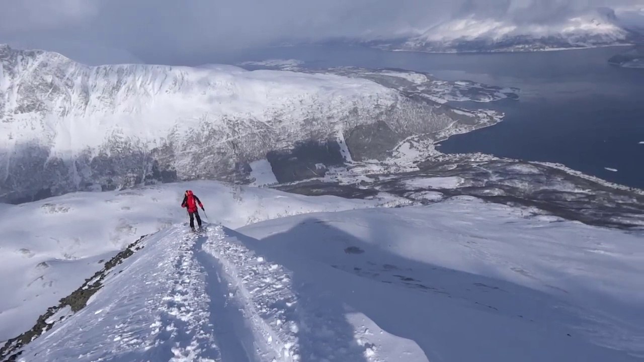 Ski de rando Norvège - Alpes de Lyngen - Kavringtinden 1289m