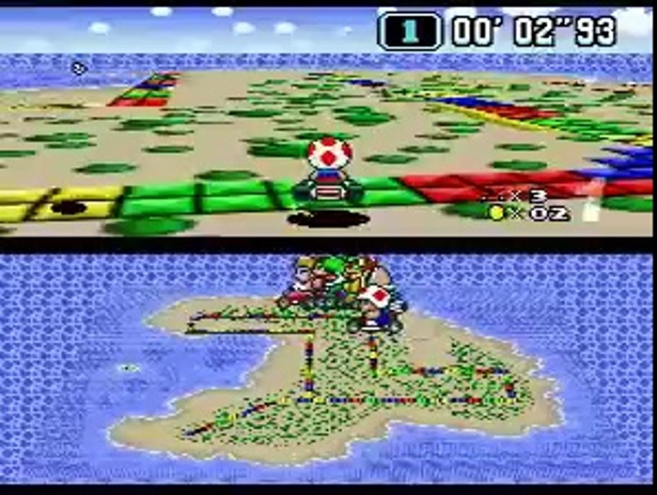 TAS Super Mario Kart SNES in 21:27.