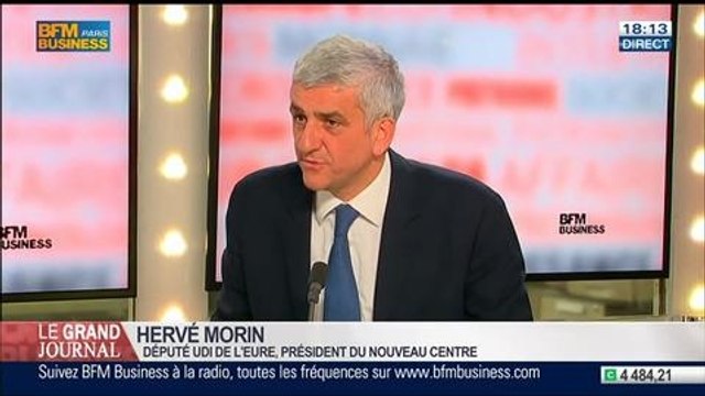 Hervé Morin, député UDI de l'Eure, président du Nouveau centre, dans Le Grand Journal - 22/04 1/4