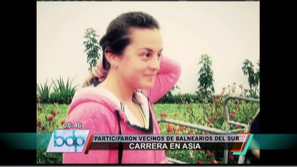 Vecinos de distintos balnearios de Asia confraternizaron en I Carrera Energizer 5K