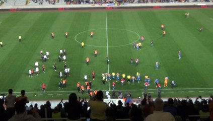 Το τέλος του ματς ΑΠΟΕΛ-ΑΕΛ