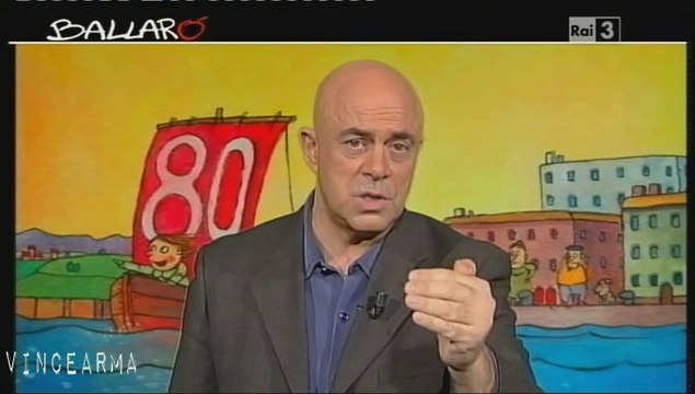 22.04.2014 Ballarò (RAI 3) Maurizio Crozza