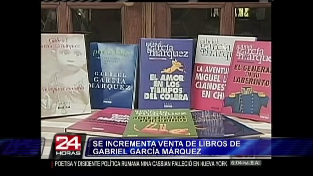 Libros de Gabriel García Márquez se dispararon en ventas tras su fallecimiento