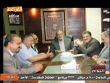 توفيق عكاشة يعرض صورة للسيد البدوي رئيس حزب الوفد داخل مكتب الإرشاد مع محمد بديع