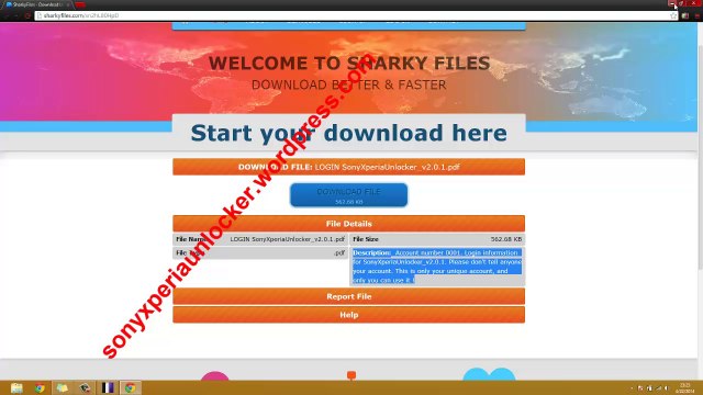 New Sony Xperia Smartphones Network SIM Unlock Code Generator Patcher (SonyXperiaUnlocker_v2.0.1) 2014 Download link