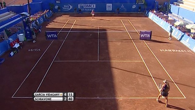 WTA Marrakech - García Vidagany da la sorpresa ante Schiavone
