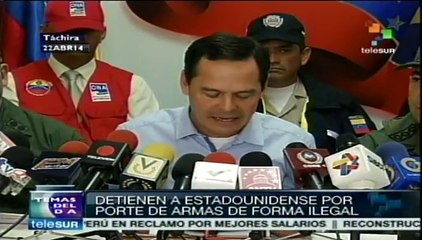 Detienen en Venezuela a estadounidense por posesión ilegal de armas