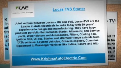 Lucas TVS Starter