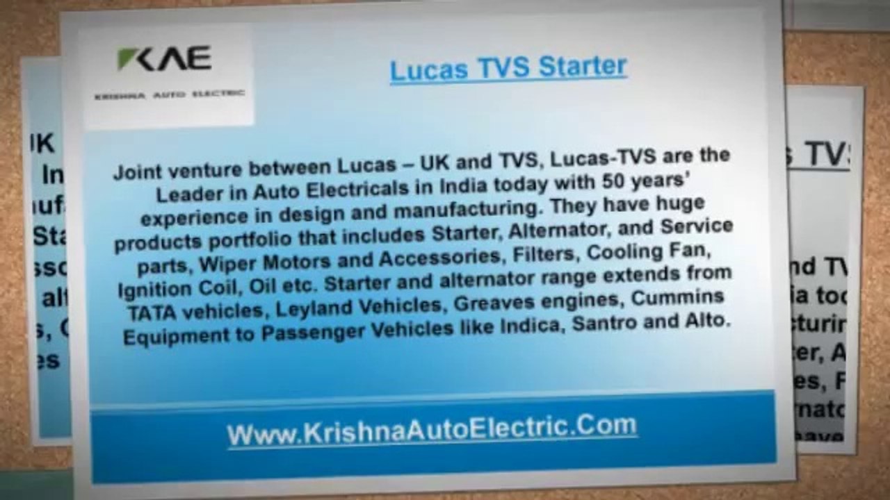 Lucas TVS Starter