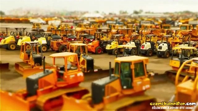 Tilt Shift Tekniği İle Dünyanın En Büyük İş Makinesi Pazarı
