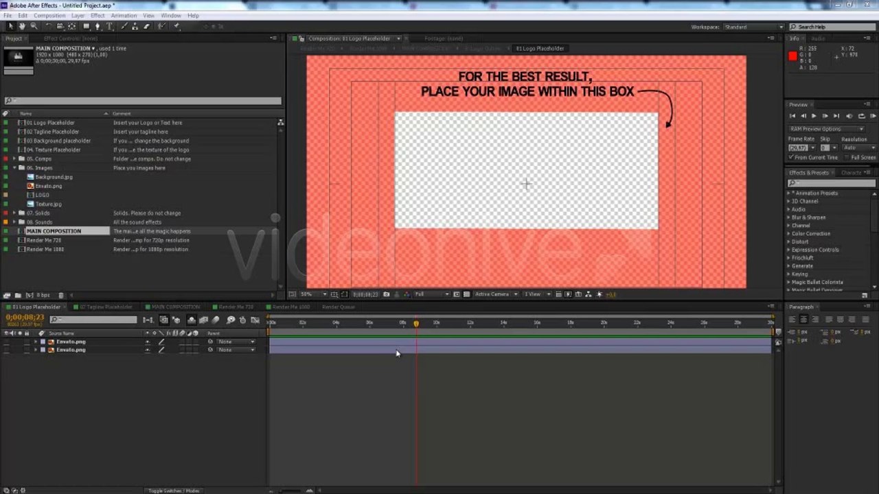 Laser Cut Logo - After Effects Template
