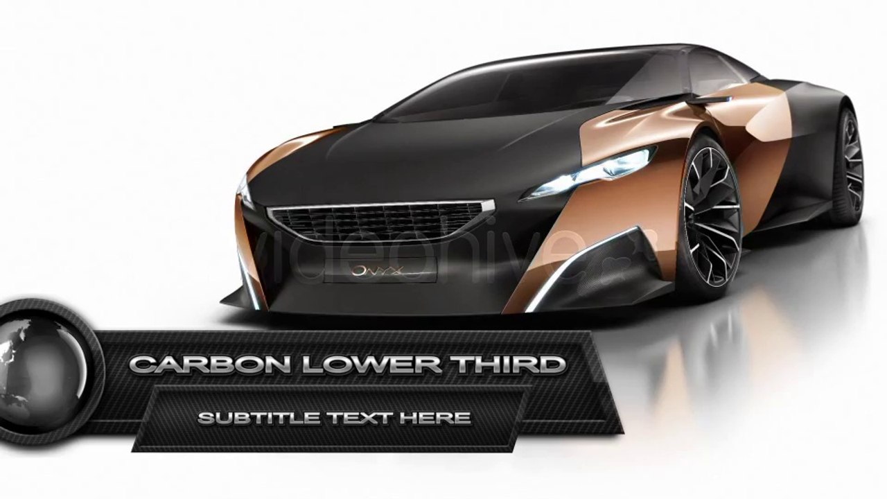 Carbon Lower Third - After Effects Template