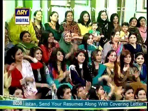 hari mirchein khane ka muqabla nida yasir k morning show me