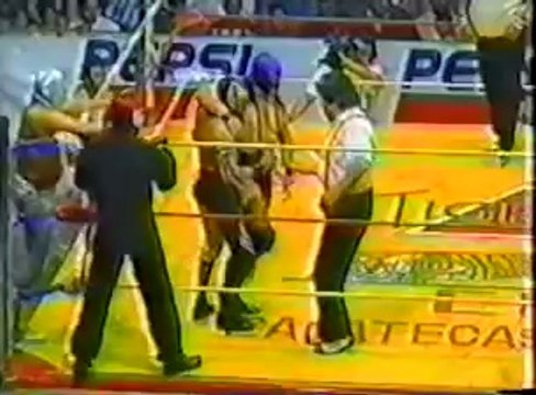 Rey Mysterio, Hijo del Santo, & Octagon vs. Psicosis, Blue Panther, & Fuerza Guerrera - AAA 6/7/95