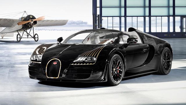 Bugatti Veyron Grand Sport Vitesse Black Bess Brings A Golden Glow To Beijing !