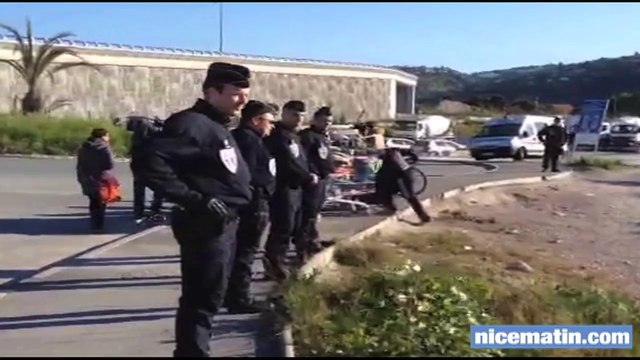 Expulsion d'un camp de Roms à Nice-Ouest