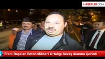 Freni Boşalan Beton Mikseri Ortalığı Savaş Alanına Çevirdi