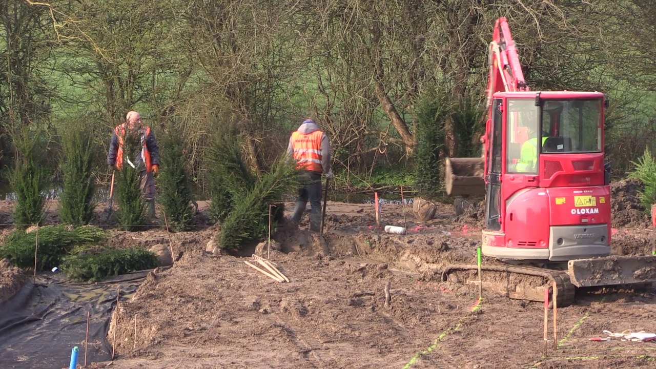 Les travaux au Château d'Hardelot