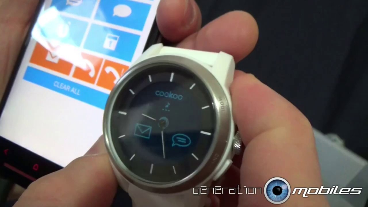 Test de la montre connectee COOKOO