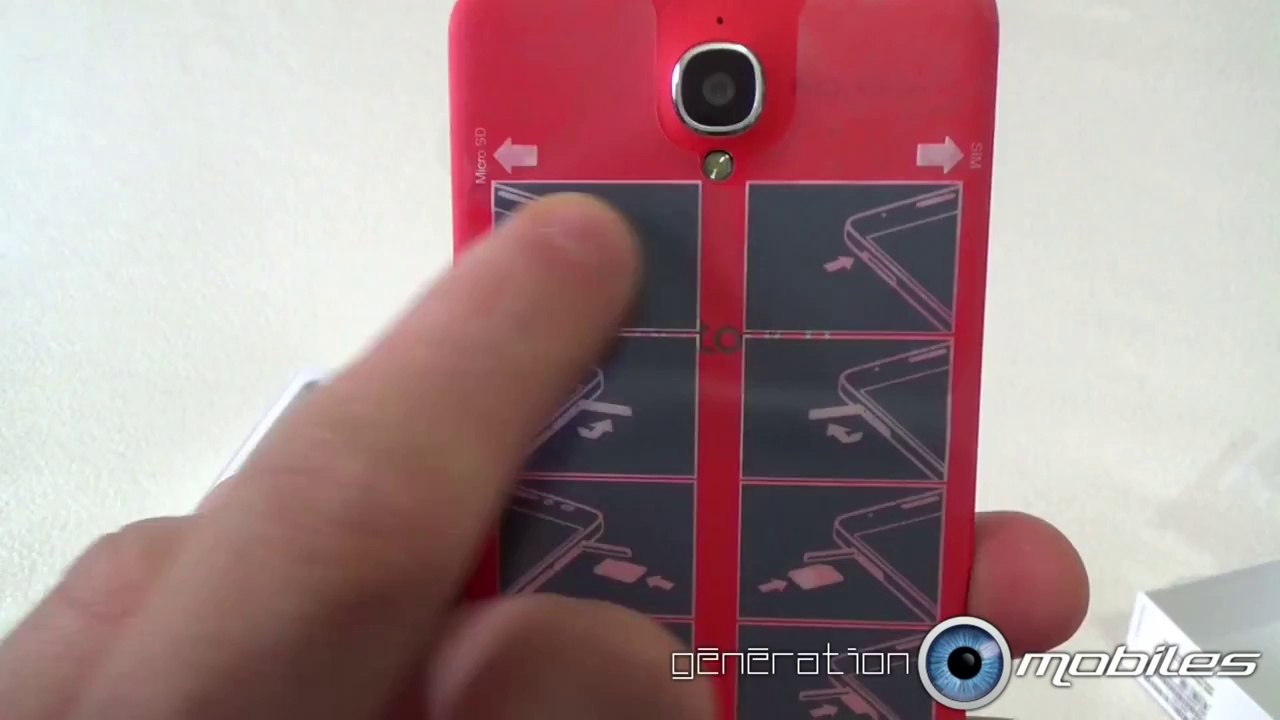 test smartphone Alcatel One Touch Idol X - deballage et design