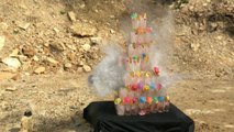 Cannon Firing In Slow Motion