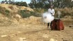 Tire de canon filmé en slow motion. Classe!