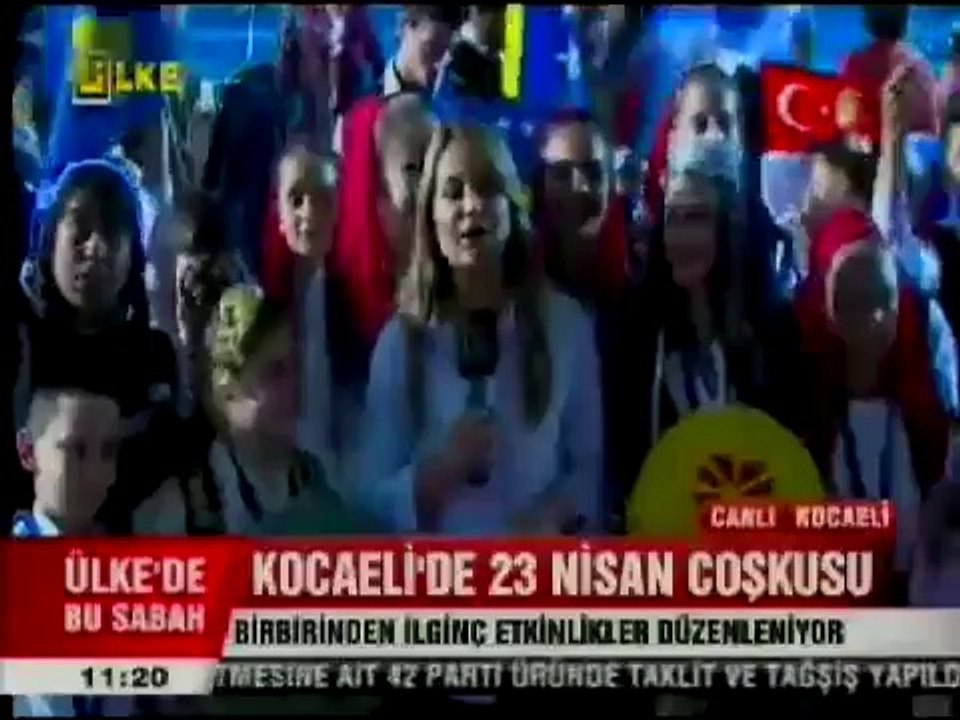 23 Nisan Kocaeli Çocuk Fuarı Ülke TV Ekranlarında