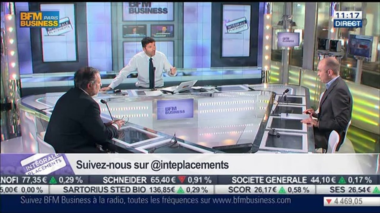 Philippe Béchade VS Bernard Aybran: Après trois séances de hausse d'affilée, le CAC 40 marque une légère pause, dans Intégrale Placements – 23/04 1/2