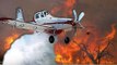 Water bombing aircraft crash kills pilot and starts new bush fire