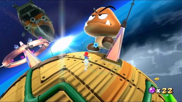 Super Mario Galaxy - Portail céleste - Étoile 1 : La grande étoile emprisonnée