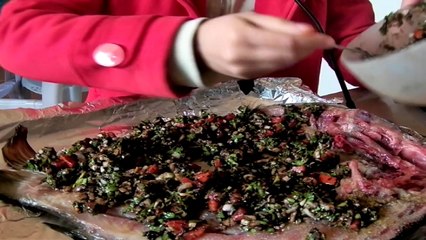 طريقة السمك المشوي على الطريقة العراقية_السمك المسكوف