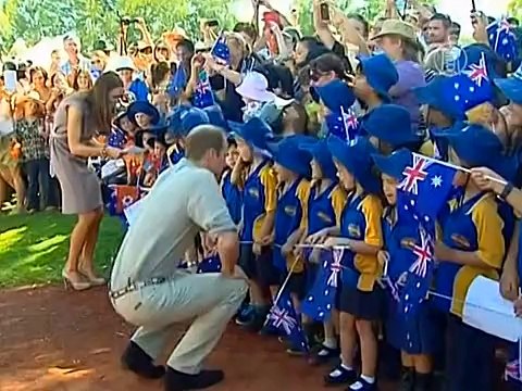 Уильям и Кейт посетили аборигенов в Австралии