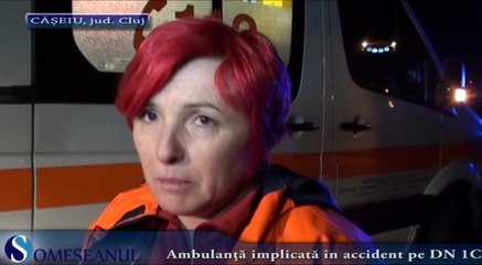 Accident ambulanta Dej la Caseiu