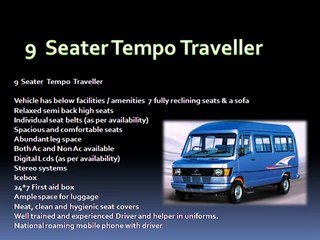 tempo traveller hire in Delhi