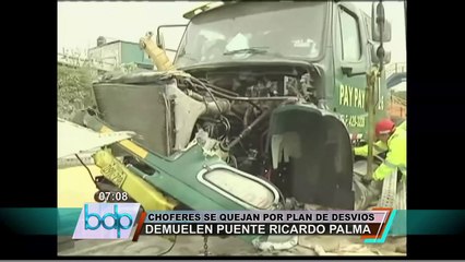 Afirman que viaducto provisional al puente Ricardo Palma estará listo el 3 de mayo (2/2)