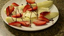 Quick_Easy Banana Splits طريقه عمل سناك سريعه وسهله