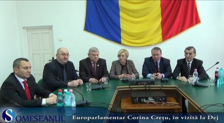 Europarlamentar Corina Cretu in vizita la Dej